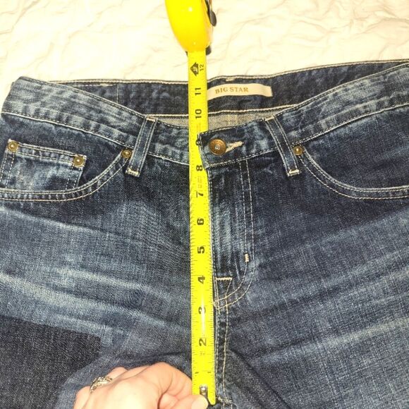 Big Star Men's Patch Distressed Straight Jeans 28 - Picture 7 of 11